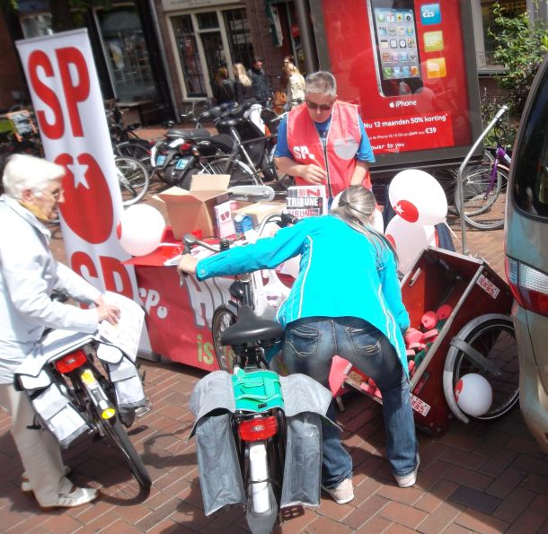 Kraampje op de zaterdagmarkt