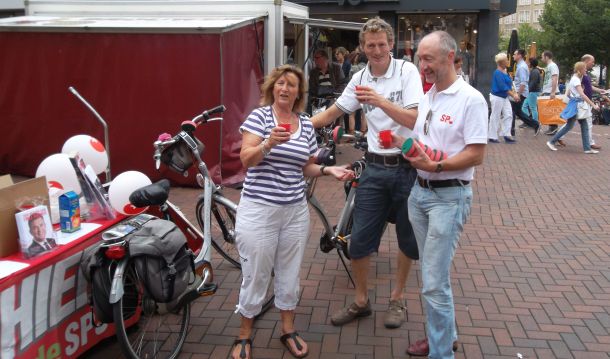 Kraampje op de zaterdagmarkt